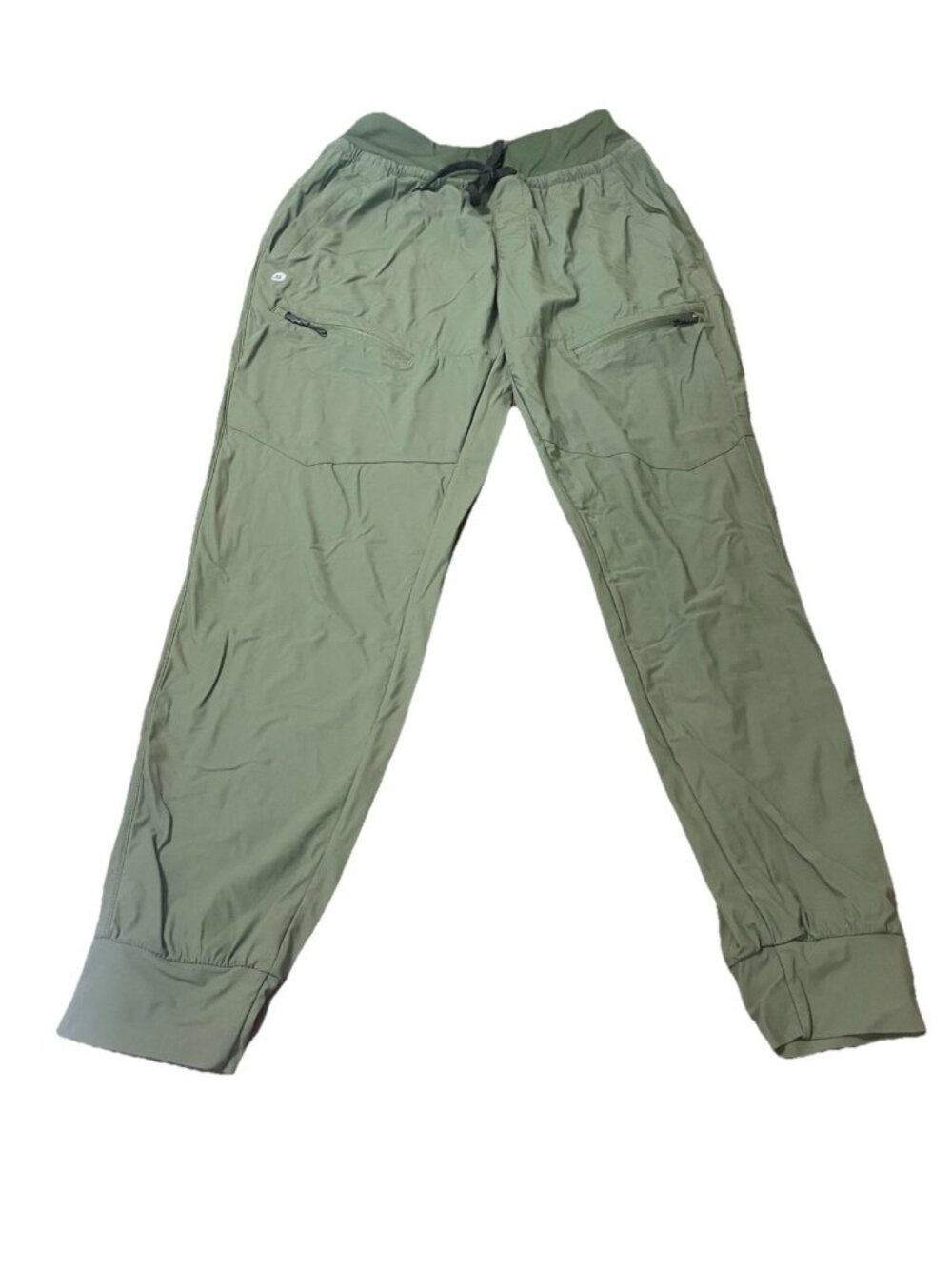 BALEAF Women's Size Small High-Waisted Quick-Dry Hiking Joggers in Olive Green